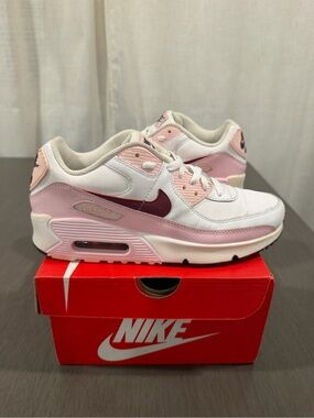 Nike Women’s Air Max Sneakers in White, Light Pink & Burgundy